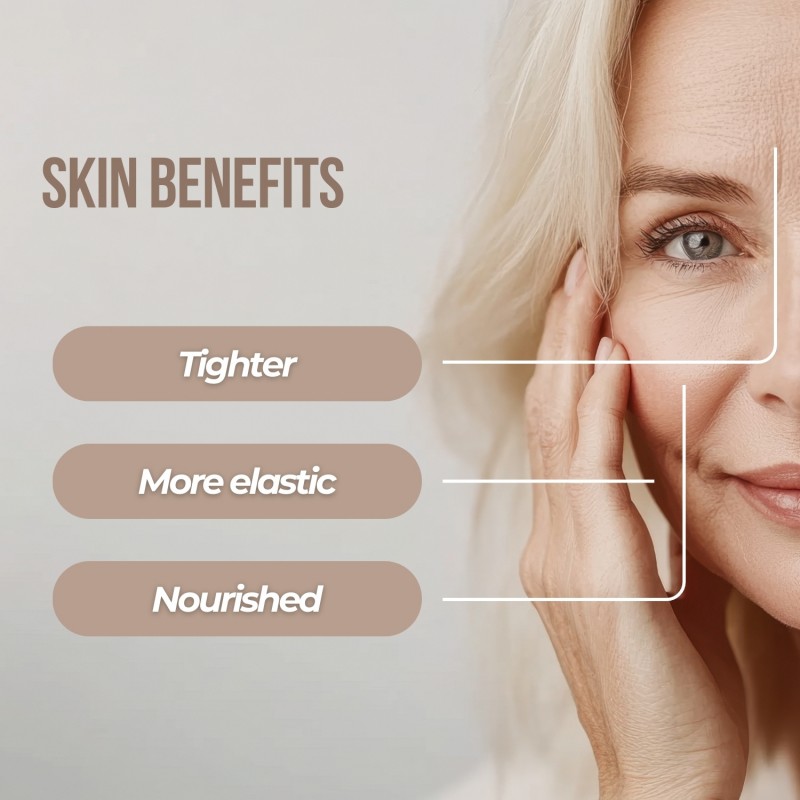 Natural face cream with Hyaluronic acid and Coenzyme Q10 - 50ml