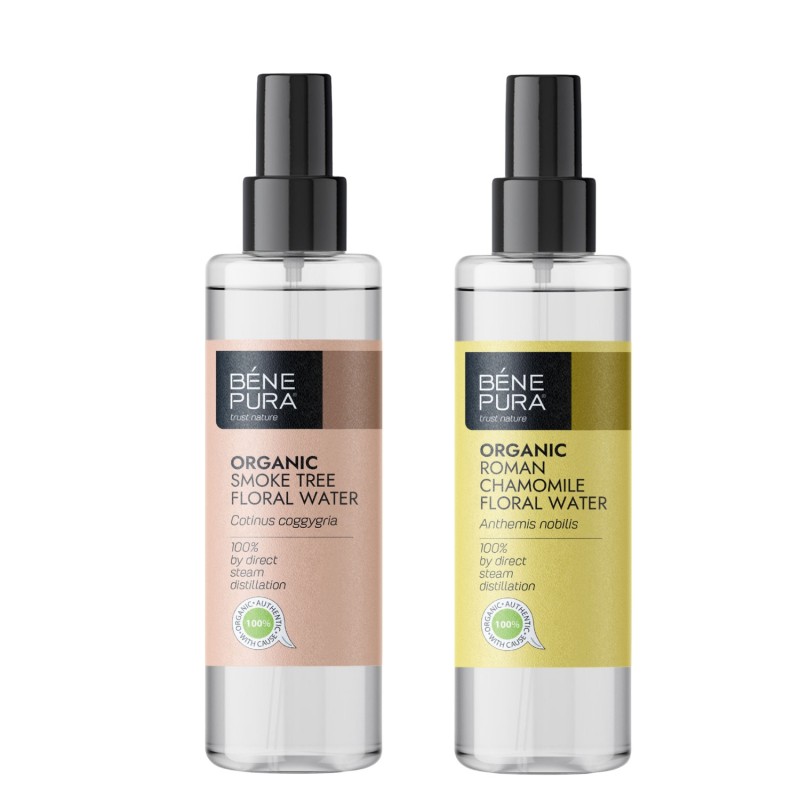 Bio Smoke Tree Floral water and Bio Roman Chamomile Floral water - GMC