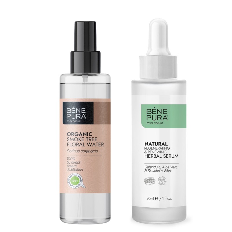 Bio Smoke Tree Floral water and Natural face serum with Aloe vera - Product Comparison