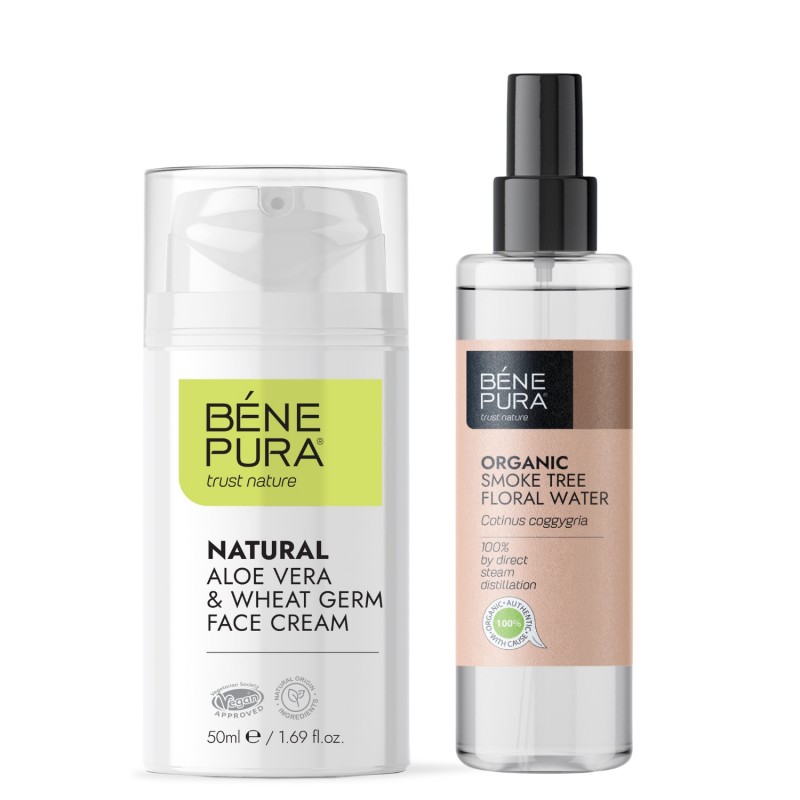 Bio Smoke Tree Floral water and Natural Aloe vera face cream - GMC