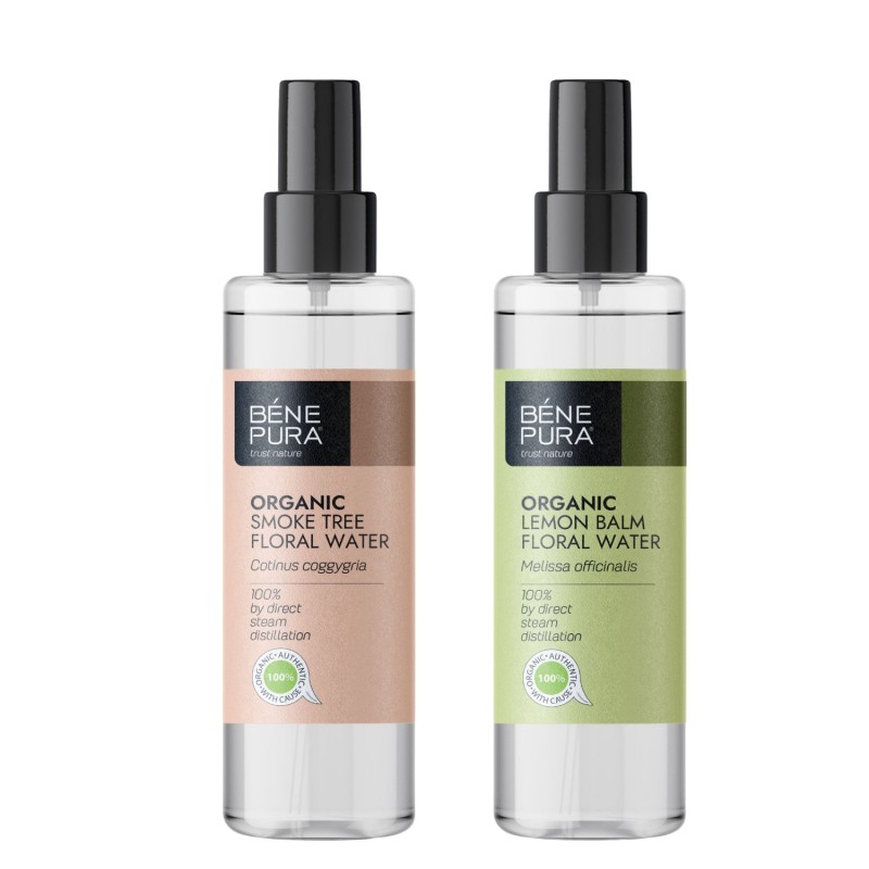Bio Smoke Tree Floral water and Bio Lemon Balm Floral water - GMC