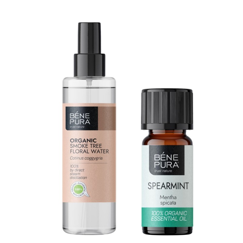 Bio Smoke Tree Floral water and Bio Spearmint Essential oil - GMC