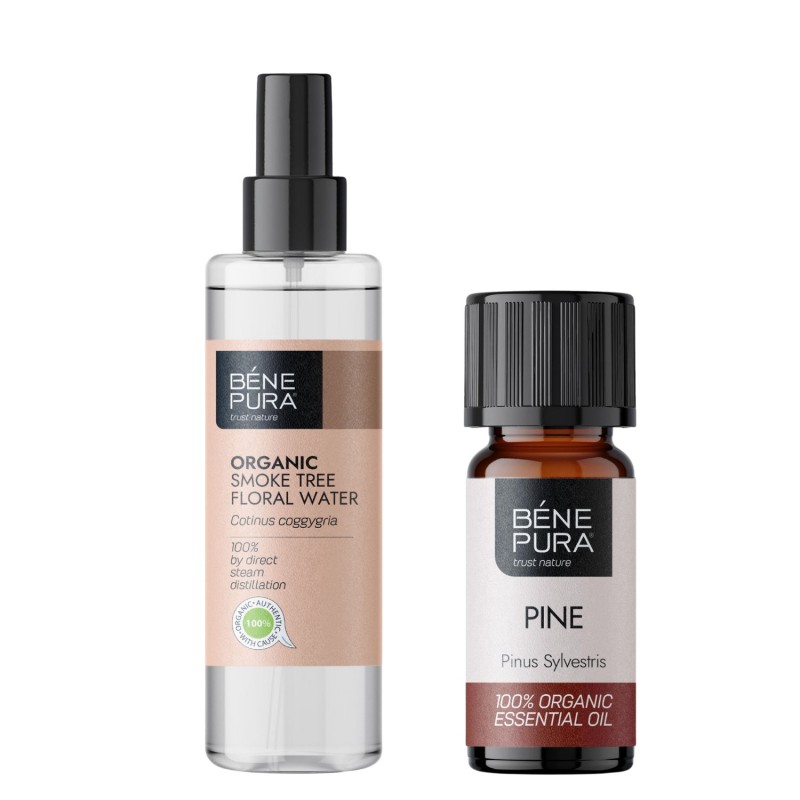 Bio Smoke Tree Floral water and Bio White Pine Essential oil - Product Comparison