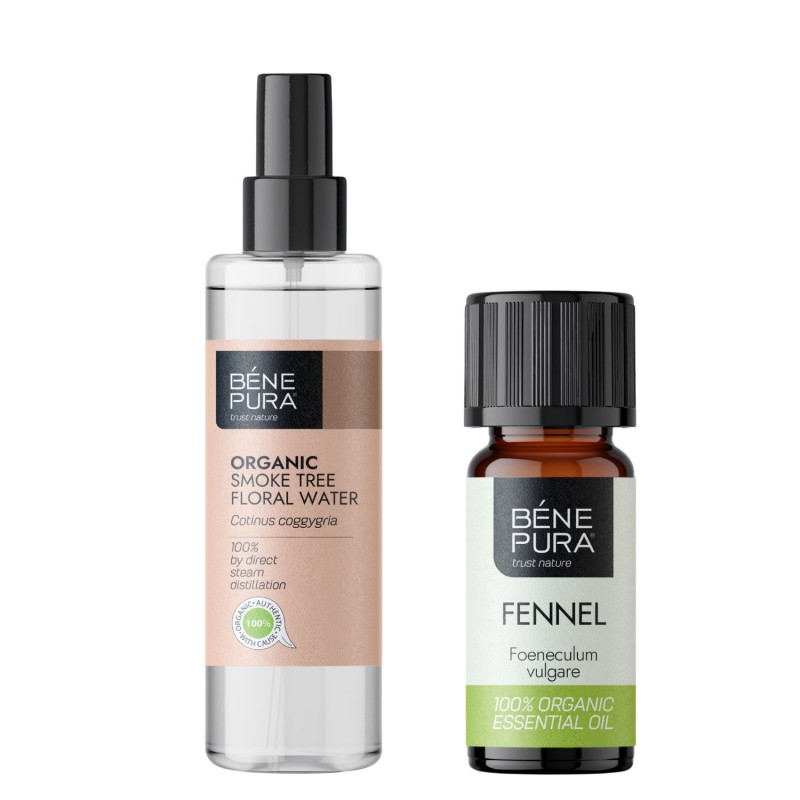 Bio Smoke Tree Floral water and Bio Fennel Essential oil - GMC