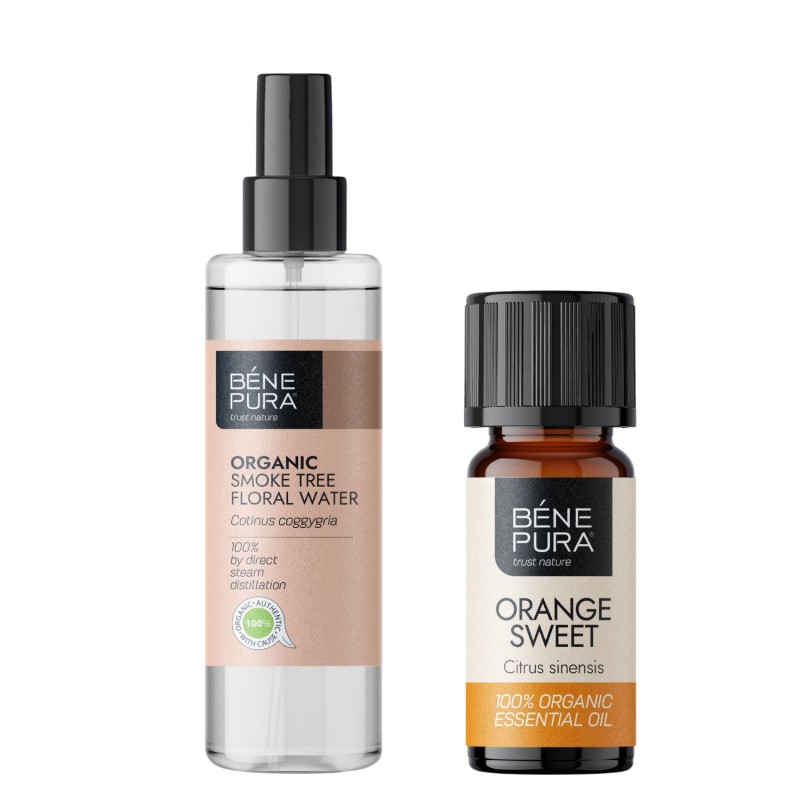 Bio Smoke Tree Floral water and Bio Sweet Orange Essential oil - GMC