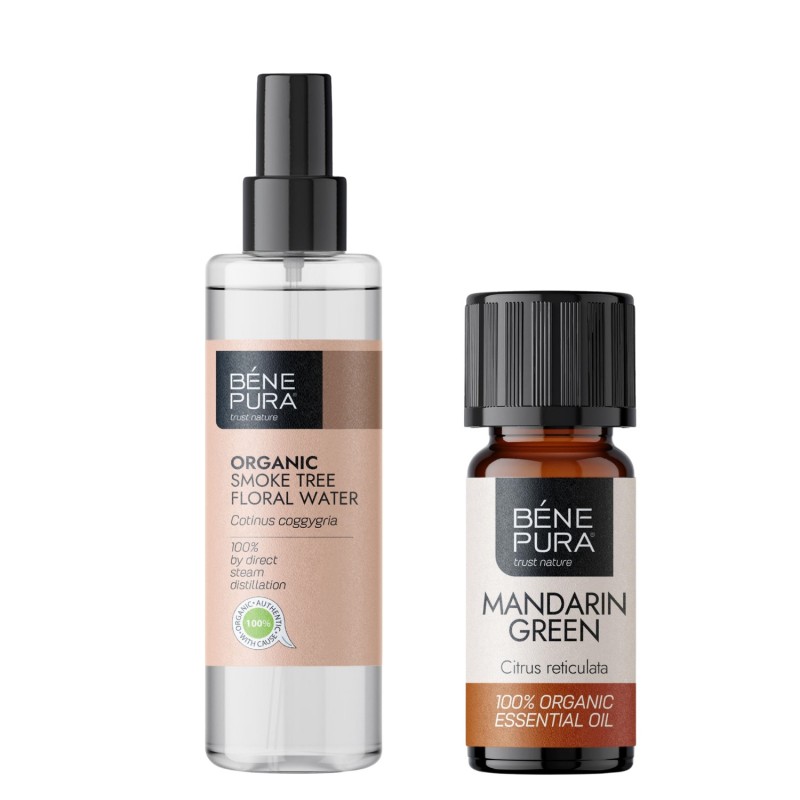 Bio Smoke Tree Floral water and Bio Mandarin Essential oil - GMC