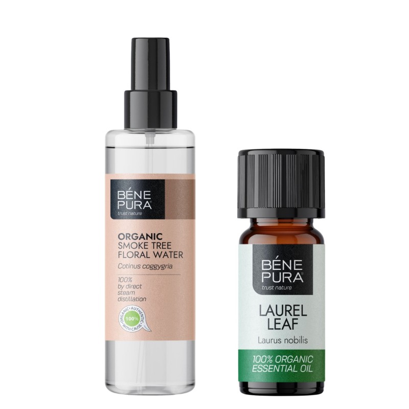 Bio Smoke Tree Floral water and Bio Laurel Leaf Essential oil - GMC