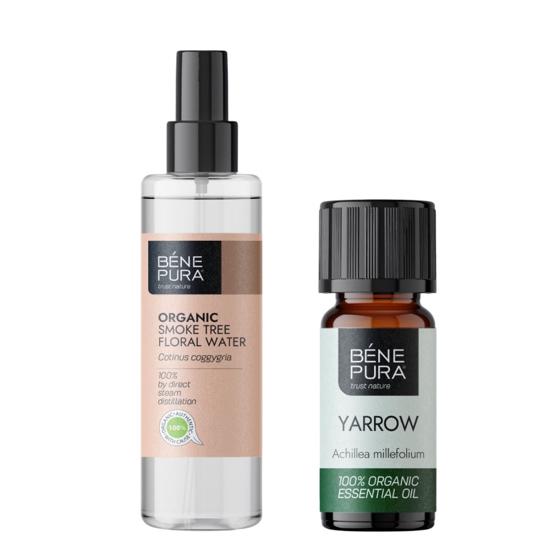 Bio Smoke Tree Floral water and Bio Yarrow Essential oil - Product Comparison