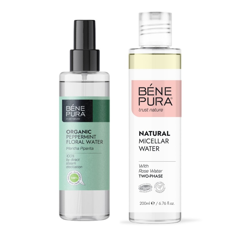 Natural micellar water and Bio Mint Floral water - GMC