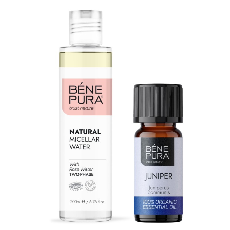 Natural micellar water and Bio Juniper Essential oil - GMC