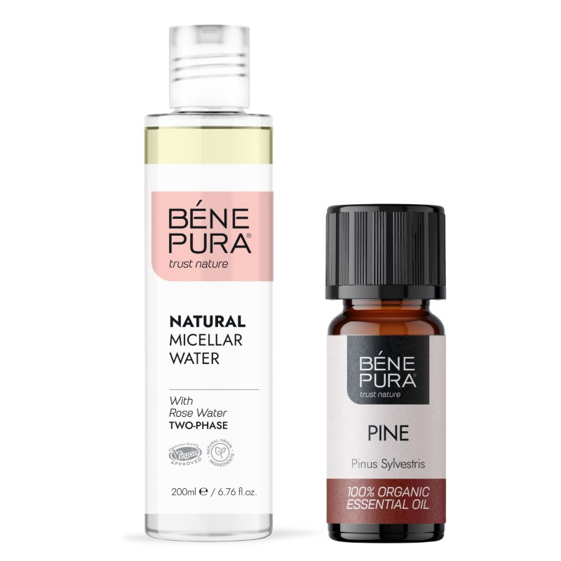 Natural micellar water and Bio White Pine Essential oil - GMC