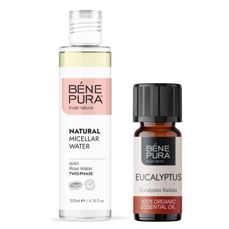 Natural micellar water and Bio Eucalyptus Radiata Essential oil - GMC
