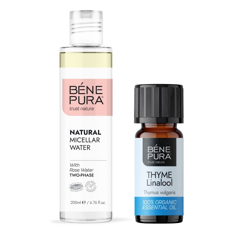 Natural micellar water and Bio Thyme Linalool Essential oil - GMC