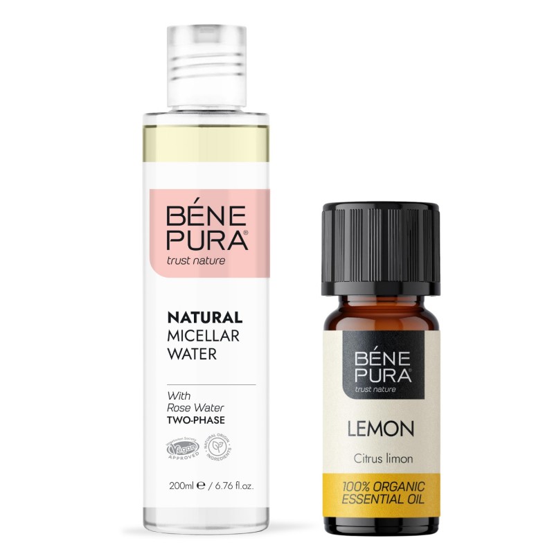 Natural micellar water and Bio Lemon Essential oil - GMC