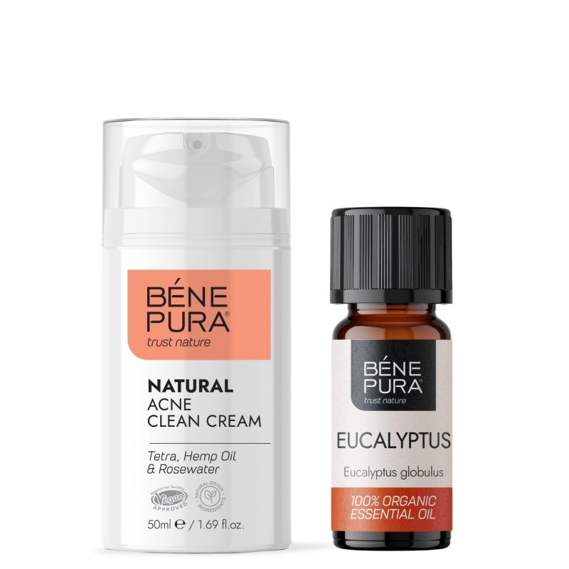 Natural face cream for Acne and Bio Eucalyptus Globulus Essential oil - Product Comparison