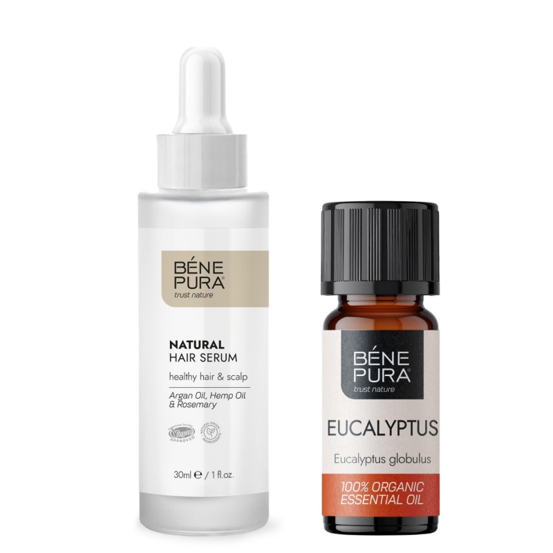Natural hair serum and Bio Eucalyptus Globulus Essential oil - GMC