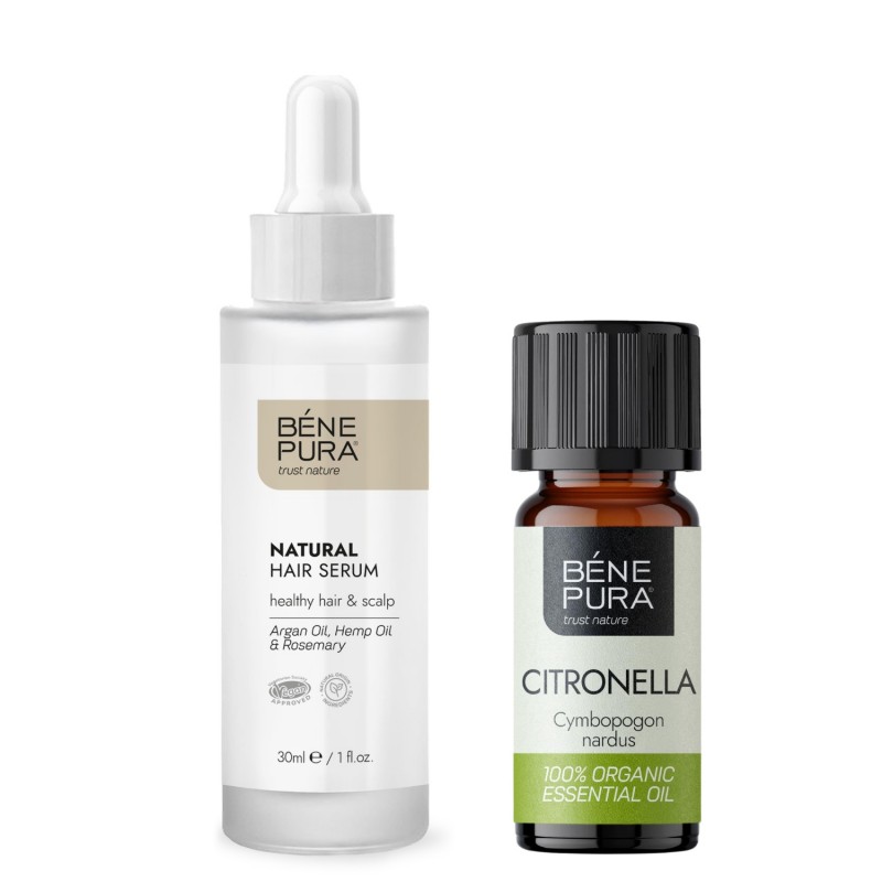 Natural hair serum and Bio Citronella Essential oil - GMC