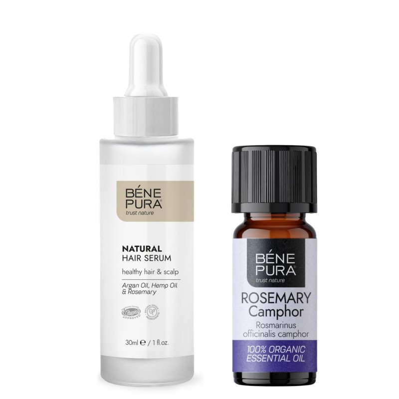 Natural hair serum and Bio Rosemary Camphor Essential oil - GMC