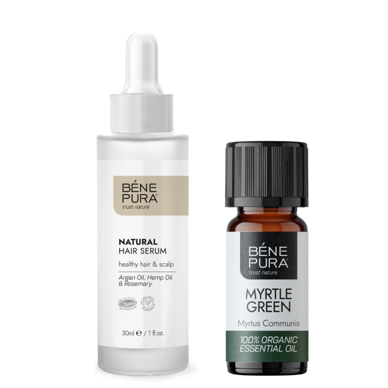 Natural hair serum and Bio Myrtle Essential oil - GMC