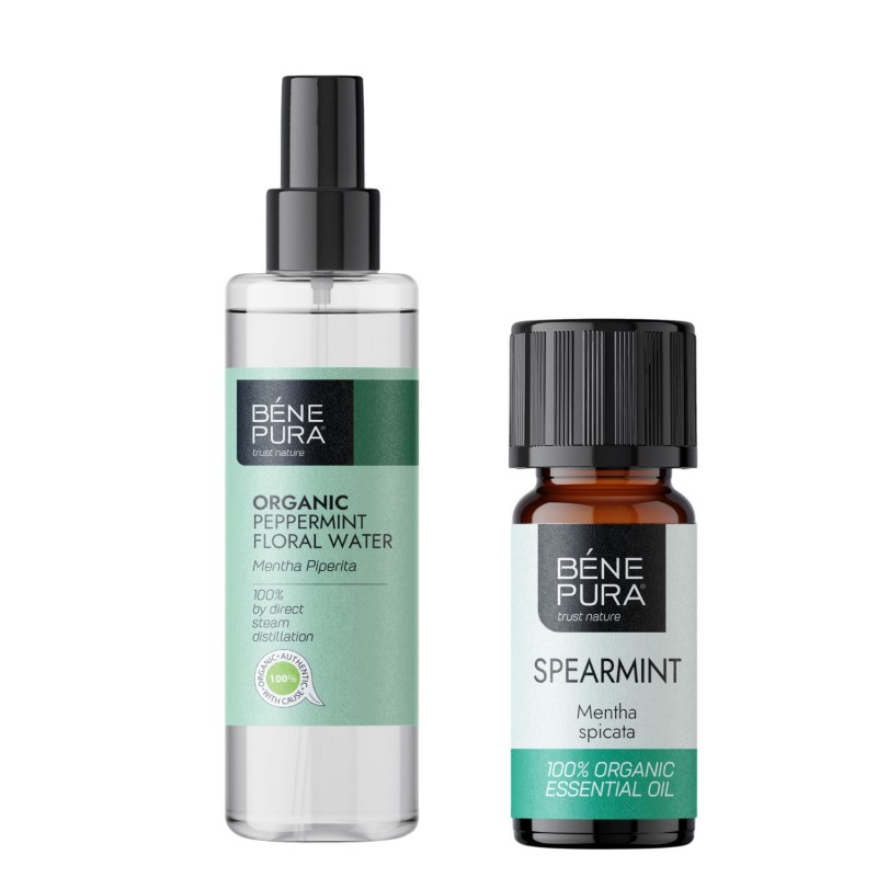 Bio Mint Floral water and Bio Spearmint Essential oil - GMC