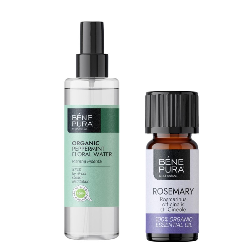 Bio Mint Floral water and Bio Rosemary Cineole Essential oil - Product Comparison