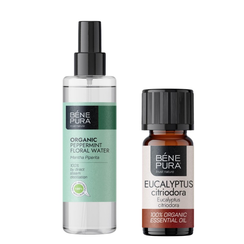 Bio Mint Floral water and Bio Eucalyptus Citriodora Essential oil - Product Comparison