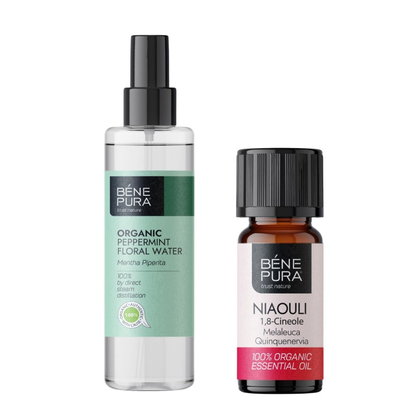 Bio Mint Floral water and Bio Niaouli Essential oil - GMC