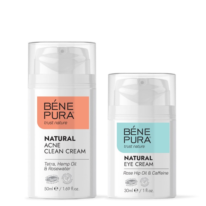 Natural eye cream for Dark circles and Wrinkles and Natural face cream for Acne - GMC