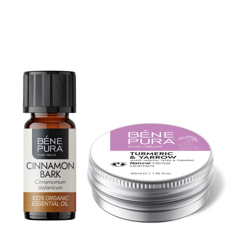 Hemorrelax ointment for Hemorrhoids with White yarrow, Tetra and Turmeric and Bio Cinnamon Essential oil - GMC