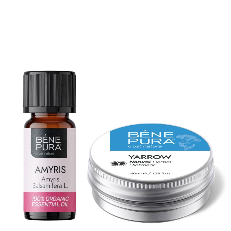 Ointment for Hemorrhoids with White yarrow and Bio Amyris Essential oil