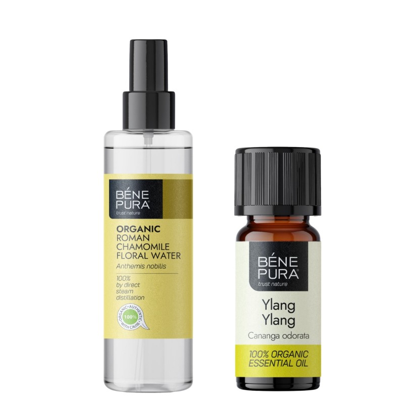 Bio Roman Chamomile Floral water and Bio Ylang-ylang Essential oil - Product Comparison