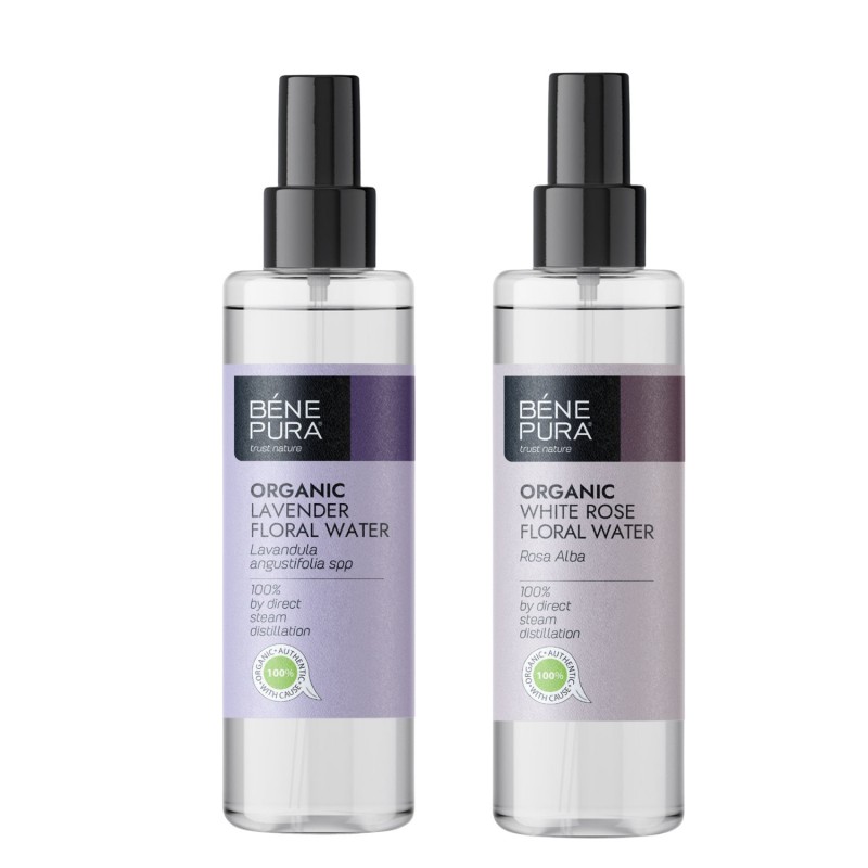 Bio Lavender Floral water and Bio Rosa Alba Floral water - GMC