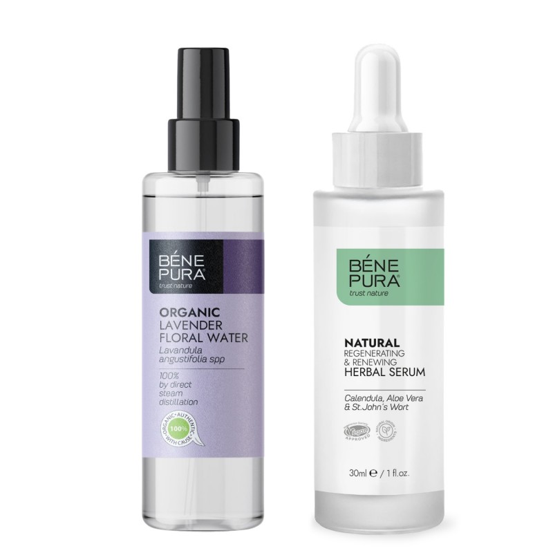Natural face serum with Aloe vera and Bio Lavender Floral water - GMC