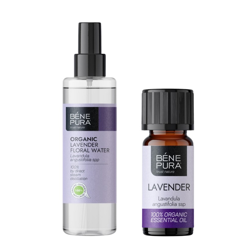 Bio Lavender Floral water and Bio Lavender Essential oil - GMC