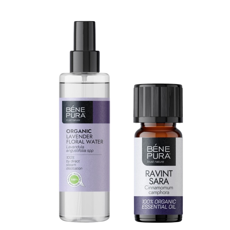 Bio Lavender Floral water and Bio Ravintsara Essential oil - GMC