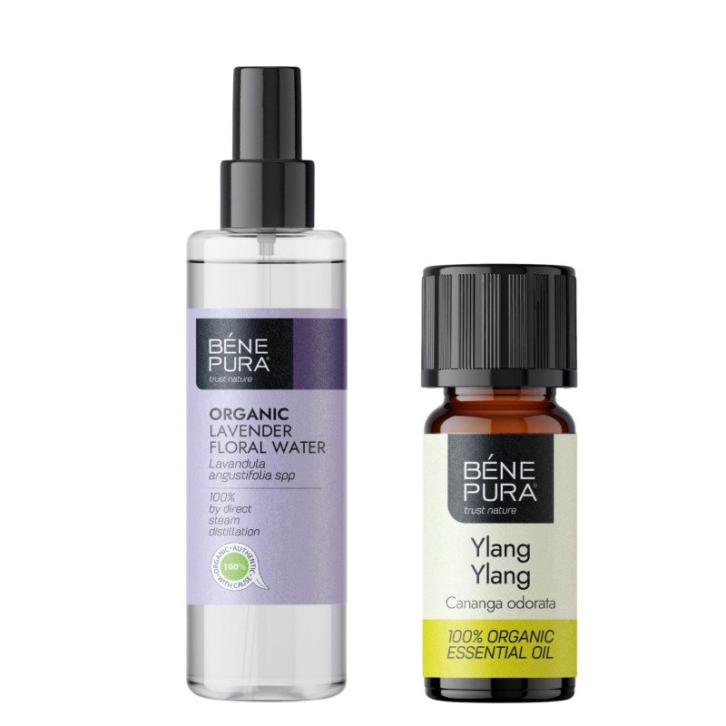 Bio Lavender Floral water and Bio Ylang-ylang Essential oil - GMC