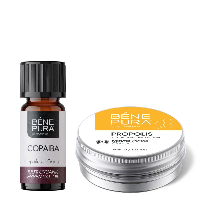 Propolis ointment for Dry skin with 30% Propolis and Bio Copaiba Essential oil - Product Comparison
