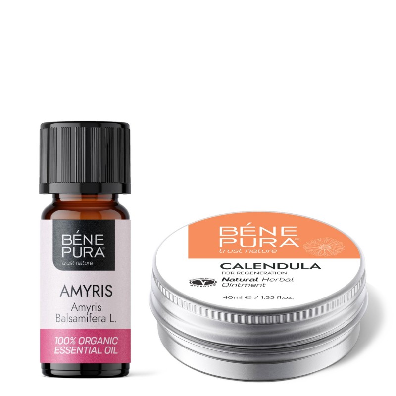 Ointment for Wounds, Burns and Scars with Calendula and Bio Amyris Essential oil
