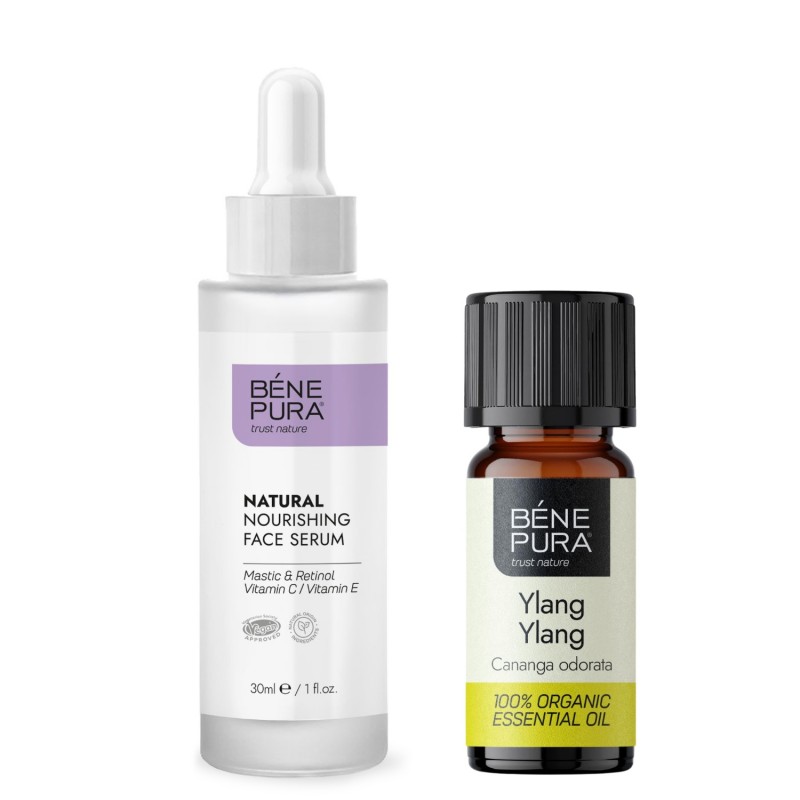 Natural face serum with Retinol and Bio Ylang-ylang Essential oil - GMC