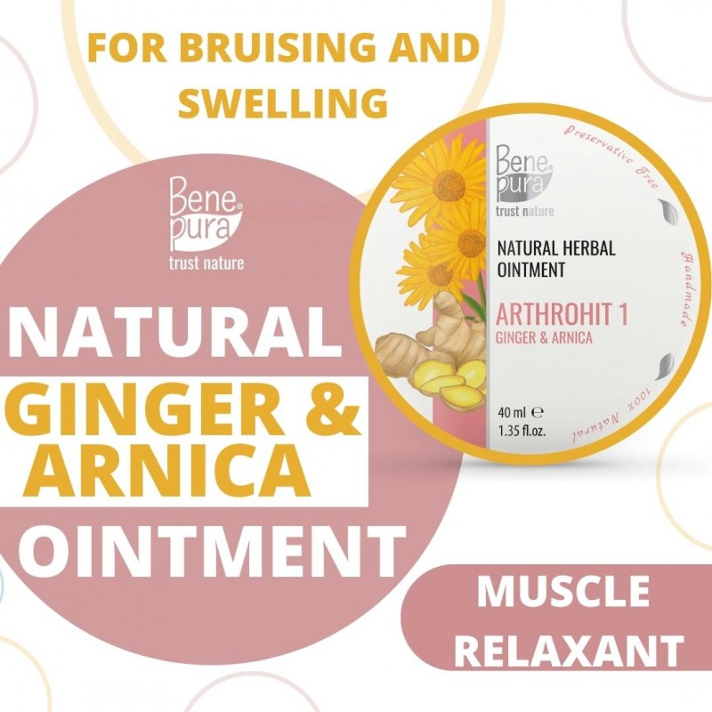 Bruise Ointment with Arnica and Ginger - 40 ml - 