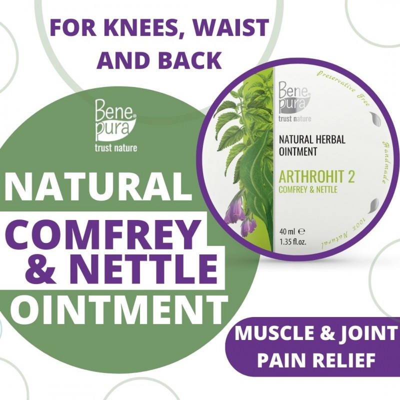 Muscle Ointment with Comfrey and Nettle - 40 ml - Muscle Ointments