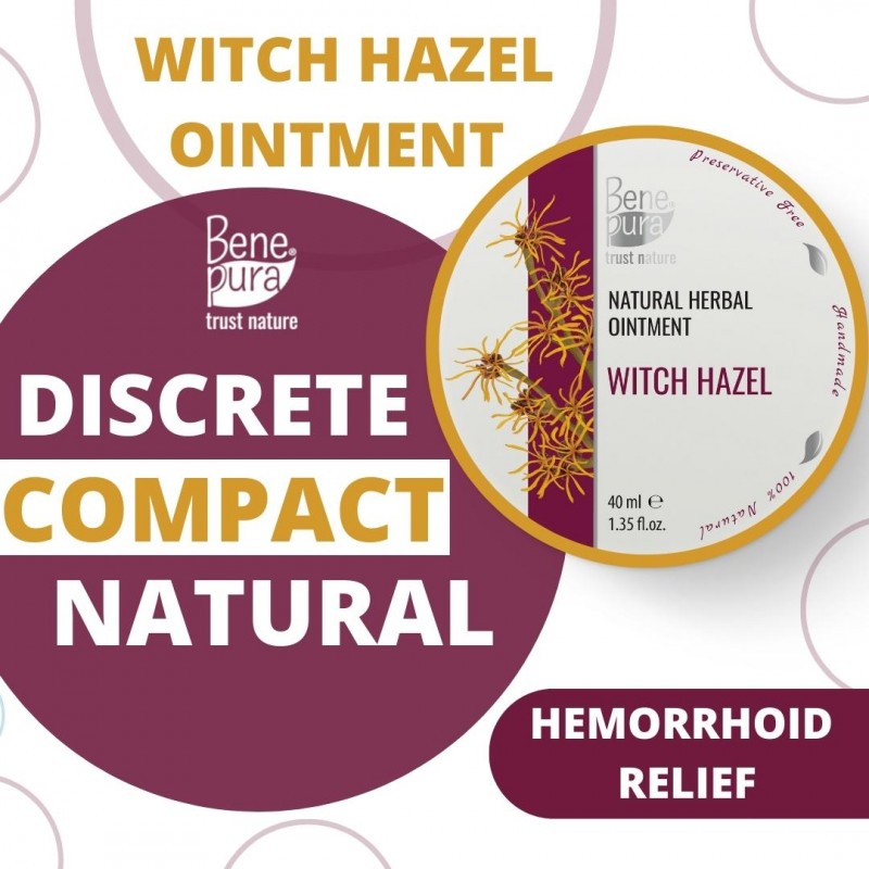 Hemorrhoid Ointment with Witch Hazel - 40 ml - Hemorrhoids Ointments