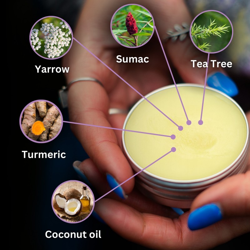 2x Hemorrelax ointment for Hemorrhoids with White yarrow, Tetra and Turmeric - 40ml