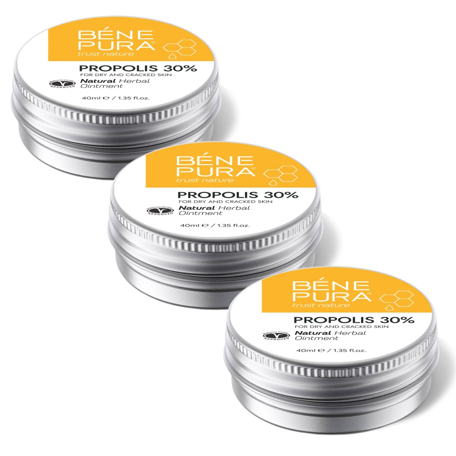 Propolis Skin ᐉ 3x Propolis ointment for Dry skin with 30% Propolis - 40ml - Benepura.com
