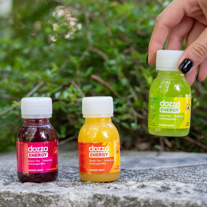 6x Pack DOZZA Energy Cool Apple Energy shot - 60ml - Benepura.com 6x Pack DOZZA Energy Cool Apple Energy shot - 60ml