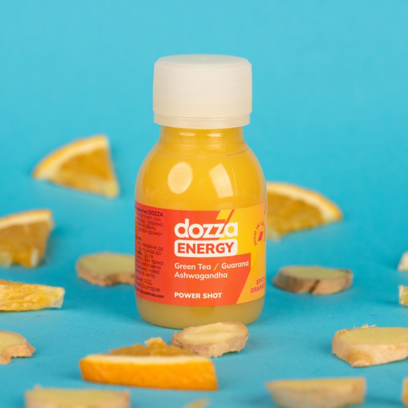 6x Pack DOZZA Energy Spicy Orange Energy shot - 60ml - Benepura.com 6x Pack DOZZA Energy Spicy Orange Energy shot - 60ml