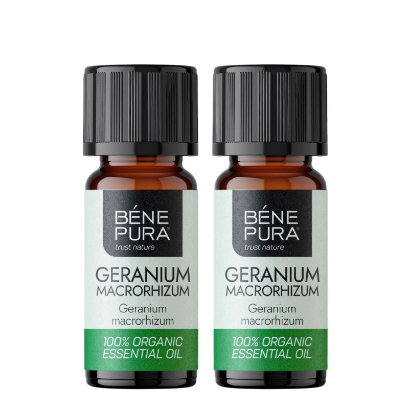 2x Bio Geranium Essential oil - 10ml - Benepura.com 2x Bio Geranium Essential oil - 10ml