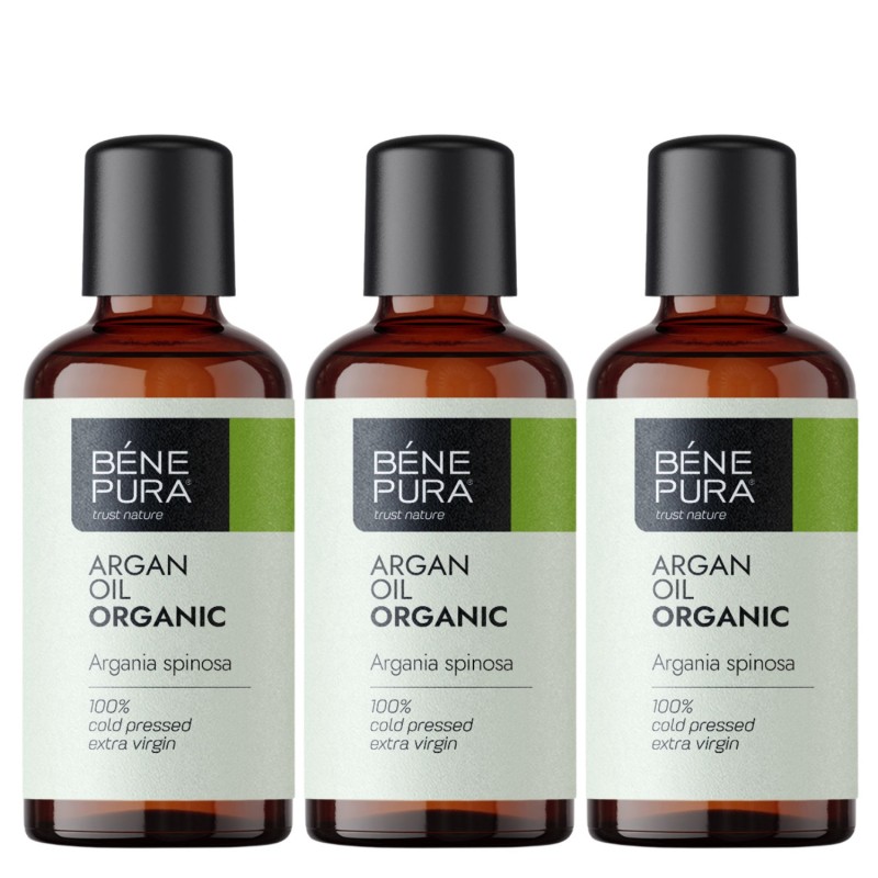 3x Bio Argan Carrier oil - 100ml - Benepura.com 3x Bio Argan Carrier oil - 100ml