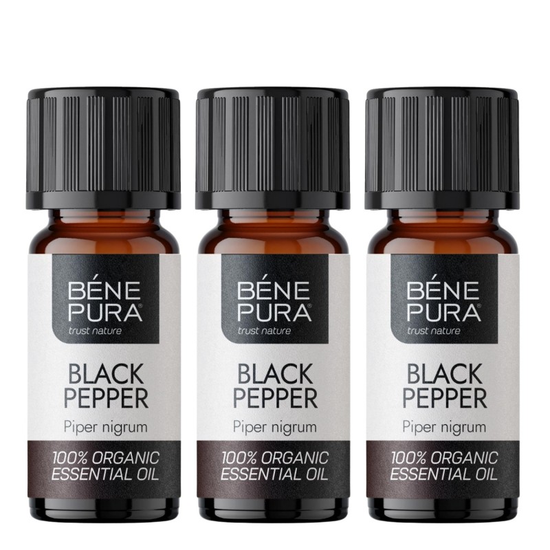 3x Bio Black Pepper Essential oil - 5ml - Benepura.com 3x Bio Black Pepper Essential oil - 5ml