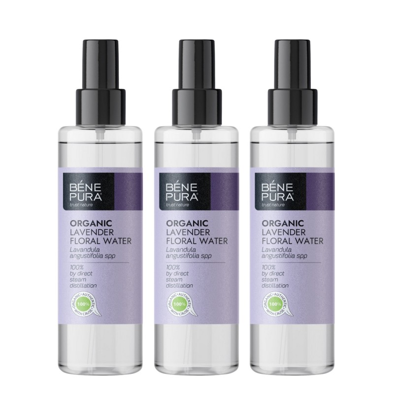 3x Bio Lavender Floral water - 250ml - Benepura.com 3x Bio Lavender Floral water - 250ml